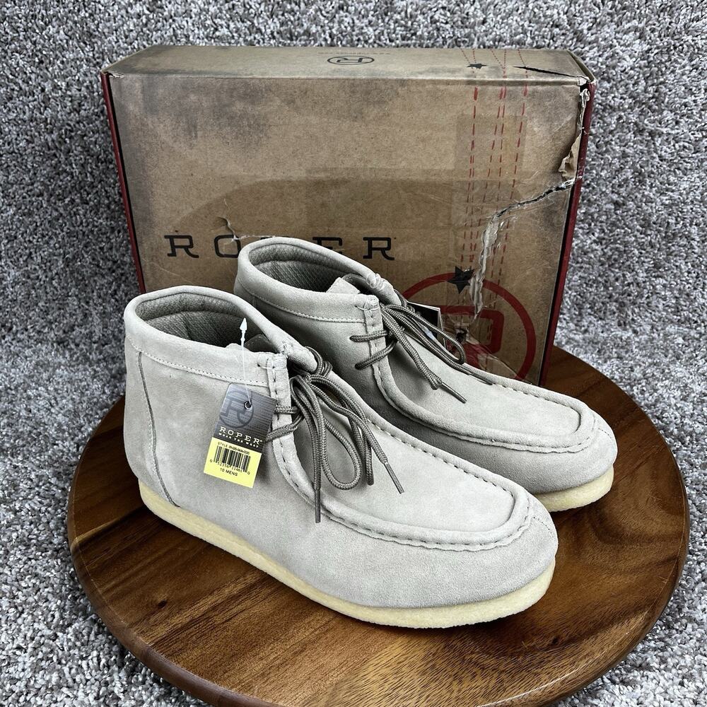 Roper Men’s Size 10 Gum Sticker Chukka Boots Western Tan Shoes 09-021-0606-0320